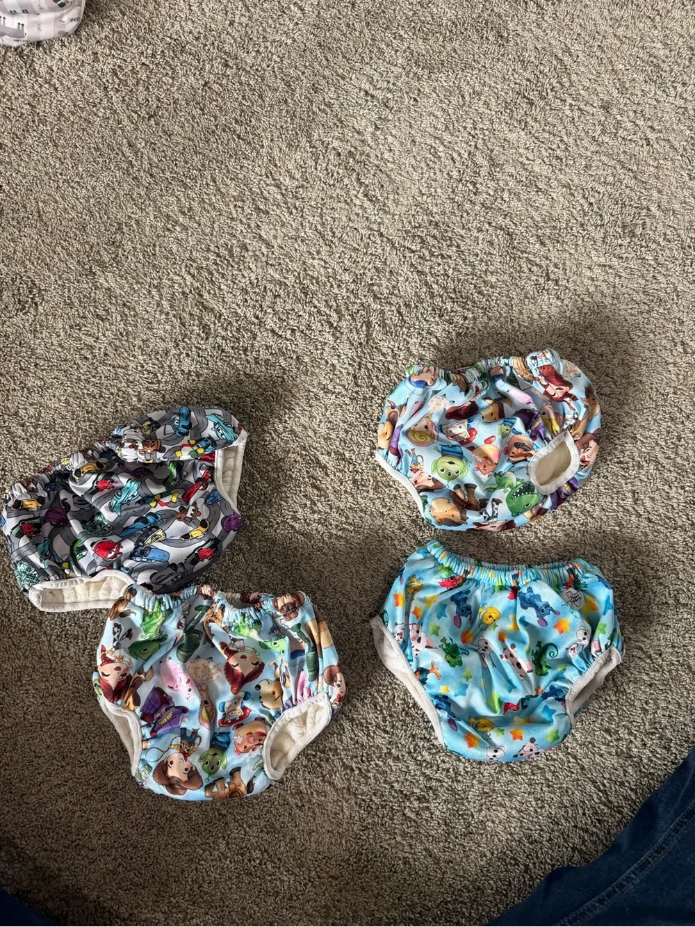 2T-5T Texas Tushies all in one reuseable diapers